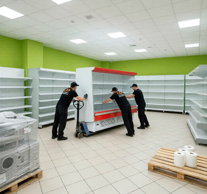 Переезд магазина в Кызыле